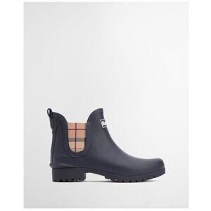 Barbour - Wilton Chelsea Welly - Bottes de pluie femme Navy / Hessian - 39 - Publicité Barbour - Wilton Chelsea Welly - Bottes de pluie femme Navy / Hessian - 39 - Publicité
