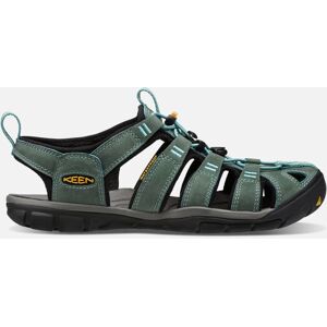 Keen - Clearwater CNX Leather - Sandales randonnée femme Mineral Blue / Yellow - 37 - Publicité Keen - Clearwater CNX Leather - Sandales randonnée femme Mineral Blue / Yellow - 37 - Publicité