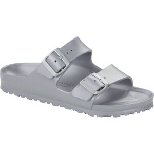Birkenstock - Arizona Eva - Sandales Metallic Silver - 44 - Normal - Publicité Birkenstock - Arizona Eva - Sandales Metallic Silver - 44 - Normal - Publicité