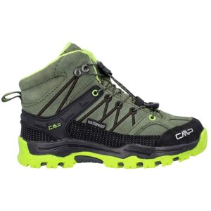 CMP - Kids Rigel Mid WP - Chaussures randonnée enfant Kaki / Acido - 34 - Publicité CMP - Kids Rigel Mid WP - Chaussures randonnée enfant Kaki / Acido - 34 - Publicité