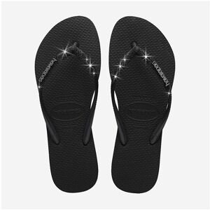 Havaianas - Slim Glitter II - Tongs femme Black / Black - 35 - 36 - Publicité Havaianas - Slim Glitter II - Tongs femme Black / Black - 35 - 36 - Publicité