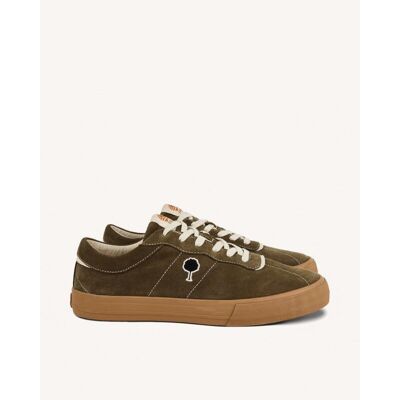 Faguo - Nashi Tennis Suede - Chaussures lifestyle homme Kaki - 43 - Publicité Faguo - Nashi Tennis Suede - Chaussures lifestyle homme Kaki - 43 - Publicité