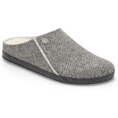 Birkenstock - Zermatt Rivet Wool Felt - Sandales d'hiver Herringbone Gray - 37 - Étroit - Publicité Birkenstock - Zermatt Rivet Wool Felt - Sandales d'hiver Herringbone Gray - 37 - Étroit - Publicité