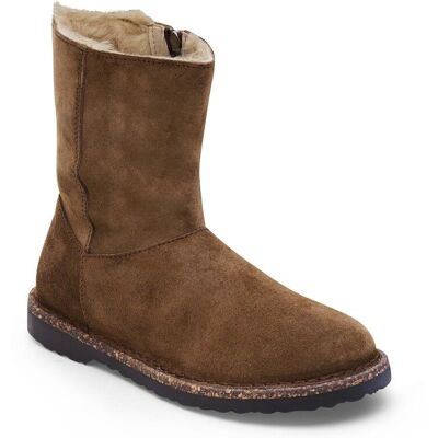 Birkenstock - Uppsala Zip Shearling Suede Leather - Chaussures femme Dark Tea - 38 - Étroit - Publicité Birkenstock - Uppsala Zip Shearling Suede Leather - Chaussures femme Dark Tea - 38 - Étroit - Publicité