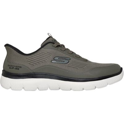 Skechers - Summits - Leyter - Chaussures lifestyle homme Olive / Noir - 43 - Publicité Skechers - Summits - Leyter - Chaussures lifestyle homme Olive / Noir - 43 - Publicité