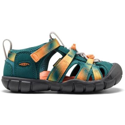 Keen - Seacamp II CNX - Sandales randonnée enfant Ombre Mediterranea - 27 - 28 - Publicité Keen - Seacamp II CNX - Sandales randonnée enfant Ombre Mediterranea - 27 - 28 - Publicité