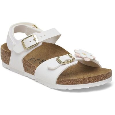 Birkenstock - Rio AS Kids Flowers BF - Sandales enfant White - 35 - Étroit - Publicité Birkenstock - Rio AS Kids Flowers BF - Sandales enfant White - 35 - Étroit - Publicité