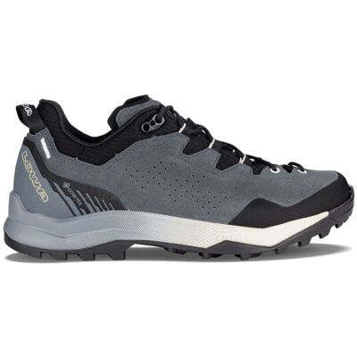 Lowa - Explorer GTX Lo - Chaussures randonnée homme Slate Blue / Black - 45 - Publicité Lowa - Explorer GTX Lo - Chaussures randonnée homme Slate Blue / Black - 45 - Publicité