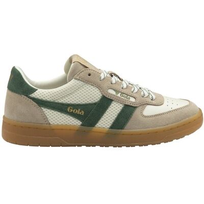 Gola - Hawk '83 - Chaussures lifestyle femme Off White Bone / Evergreen / Gum - 40 - Publicité Gola - Hawk '83 - Chaussures lifestyle femme Off White Bone / Evergreen / Gum - 40 - Publicité