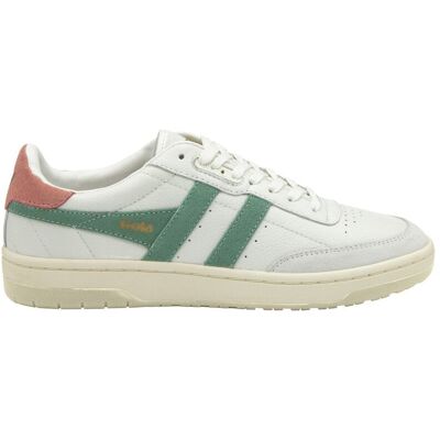 Gola - Falcon - Chaussures lifestyle femme White / Green Mist / Coral Pink - 39 - Publicité Gola - Falcon - Chaussures lifestyle femme White / Green Mist / Coral Pink - 39 - Publicité