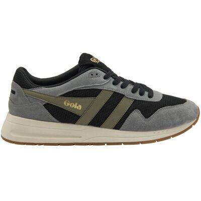 Gola - Delta - Chaussures lifestyle homme Black / Ash / Khaki - 44 - Publicité Gola - Delta - Chaussures lifestyle homme Black / Ash / Khaki - 44 - Publicité
