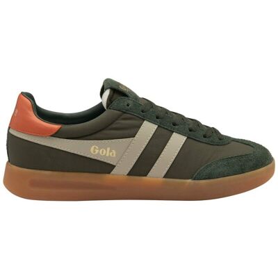 Gola - Cyclone Nylon - Chaussures lifestyle homme Dark Khaki / Bone / Moody Orange / Gum - 41 - Publicité Gola - Cyclone Nylon - Chaussures lifestyle homme Dark Khaki / Bone / Moody Orange / Gum - 41 - Publicité