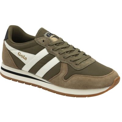 Gola - Daytona Chute - Chaussures lifestyle homme Khaki / Tobacco / Off White - 45 - Publicité Gola - Daytona Chute - Chaussures lifestyle homme Khaki / Tobacco / Off White - 45 - Publicité