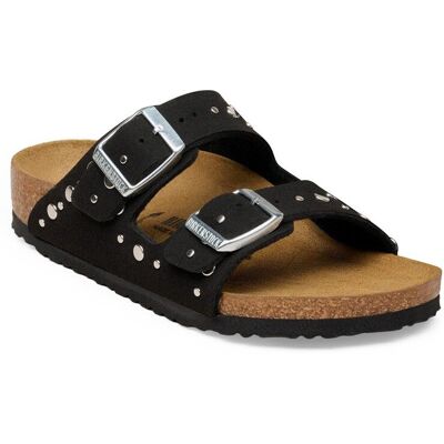 Birkenstock - Arizona Rivets Kids SYN - Sandales enfant Soft Black - 37 - Étroit - Publicité Birkenstock - Arizona Rivets Kids SYN - Sandales enfant Soft Black - 37 - Étroit - Publicité