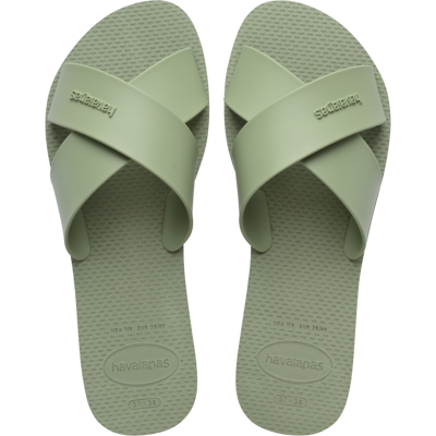 Havaianas - Aqua - Claquettes femme Smoke Green - BR 37 - 38 - Publicité Havaianas - Aqua - Claquettes femme Smoke Green - BR 37 - 38 - Publicité