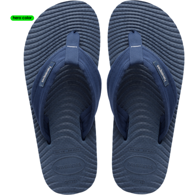Havaianas - Surfer Coast - Tongs femme Navy Blue / Indigo Blue - BR 45 - 46 - Publicité Havaianas - Surfer Coast - Tongs femme Navy Blue / Indigo Blue - BR 45 - 46 - Publicité