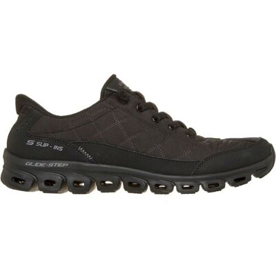 Skechers - Glide-Step - Cozy Fit At Ease - Chaussures lifestyle femme Black / Black - 39 - Publicité Skechers - Glide-Step - Cozy Fit At Ease - Chaussures lifestyle femme Black / Black - 39 - Publicité
