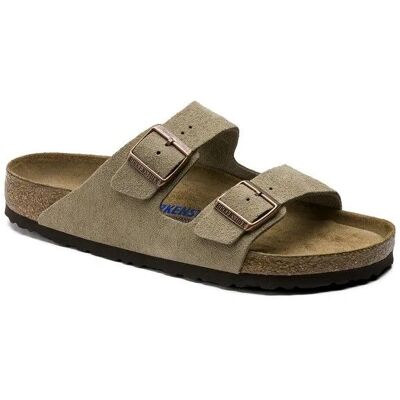 Birkenstock - Arizona SFB Suede Leather - Sandales Taupe - 39 - Normal - Publicité Birkenstock - Arizona SFB Suede Leather - Sandales Taupe - 39 - Normal - Publicité