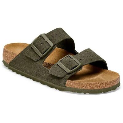 Birkenstock - Arizona Suede Leather - Sandales Thyme - 43 - Normal - Publicité Birkenstock - Arizona Suede Leather - Sandales Thyme - 43 - Normal - Publicité