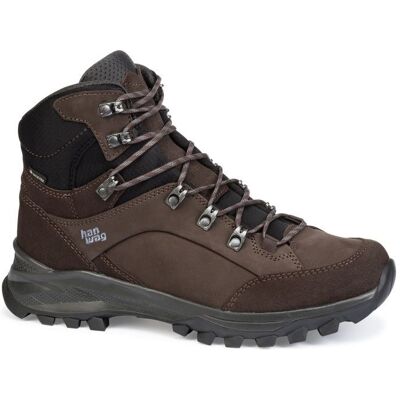 Hanwag - Banks LL - Chaussures trekking homme Mocca / Asphalt - 48 - Publicité Hanwag - Banks LL - Chaussures trekking homme Mocca / Asphalt - 48 - Publicité
