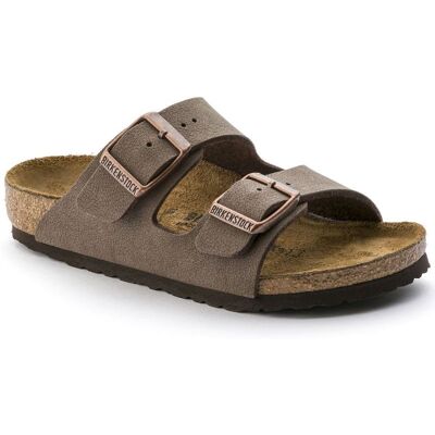 Birkenstock - Arizona Kids Birko-Flor Nubuck - Sandales randonnée enfant Mocha - 32 - Publicité Birkenstock - Arizona Kids Birko-Flor Nubuck - Sandales randonnée enfant Mocha - 32 - Publicité