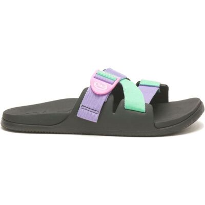 Chaco - Chillos Slide - Sandales femme Purple Green - 36 - Publicité Chaco - Chillos Slide - Sandales femme Purple Green - 36 - Publicité