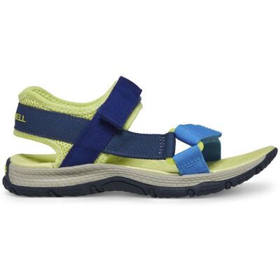 Merrell - Kahuna Web - Sandales randonnée enfant Blue / Navy / Lime - 33 - Publicité Merrell - Kahuna Web - Sandales randonnée enfant Blue / Navy / Lime - 33 - Publicité