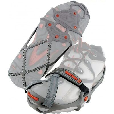 Yaktrax - Yaktrax Run - Chaines chaussures Grey / Red - S (38 - 40) - Publicité Yaktrax - Yaktrax Run - Chaines chaussures Grey / Red - S (38 - 40) - Publicité