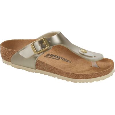 Birkenstock - Gizeh Kids Birko-Flor - Sandales enfant Electric Metallic Gold - 33 - Étroit - Publicité Birkenstock - Gizeh Kids Birko-Flor - Sandales enfant Electric Metallic Gold - 33 - Étroit - Publicité
