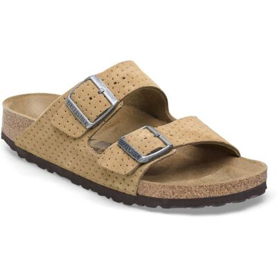 Birkenstock - Arizona LEVE - Sandales Faded Khaki / Dark Brown - 36 - Étroit - Publicité Birkenstock - Arizona LEVE - Sandales Faded Khaki / Dark Brown - 36 - Étroit - Publicité