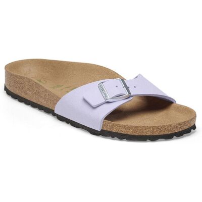 Birkenstock - Madrid Synthetics - Sandales Soft Birki Vegan Purple Fog - 41 - Étroit - Publicité Birkenstock - Madrid Synthetics - Sandales Soft Birki Vegan Purple Fog - 41 - Étroit - Publicité