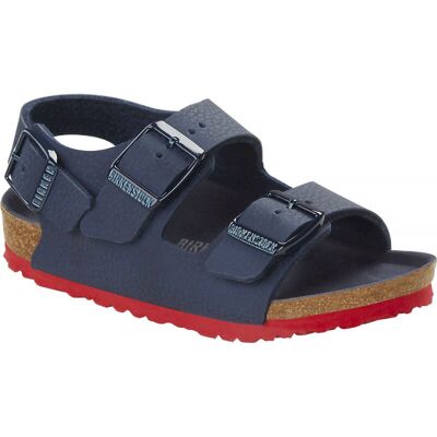 Birkenstock - Milano Kids Birko-Flor - Sandales enfant Desert Soil Blue Red - 32 - Étroit - Publicité Birkenstock - Milano Kids Birko-Flor - Sandales enfant Desert Soil Blue Red - 32 - Étroit - Publicité