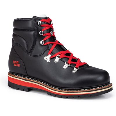 Hanwag - Kranzegg - Chaussures randonnée homme Black / Red - 40 - Publicité Hanwag - Kranzegg - Chaussures randonnée homme Black / Red - 40 - Publicité