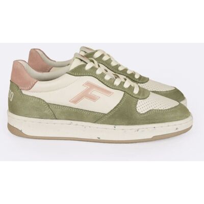 Faguo - Alder - Chaussures lifestyle femme Ecru / Green - 37 - Publicité Faguo - Alder - Chaussures lifestyle femme Ecru / Green - 37 - Publicité