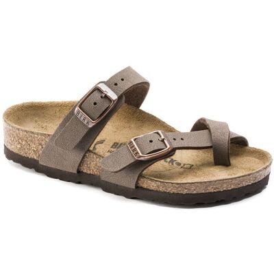 Birkenstock - Mayari Kids Birko-Flor Nubuck - Sandales enfant Tabacco Brown - 33 - Normal - Publicité Birkenstock - Mayari Kids Birko-Flor Nubuck - Sandales enfant Tabacco Brown - 33 - Normal - Publicité