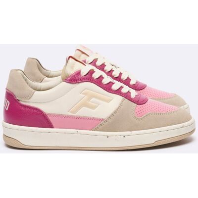Faguo - Alder Leather Suede - Chaussures lifestyle femme Écru / Rose - 39 - Publicité Faguo - Alder Leather Suede - Chaussures lifestyle femme Écru / Rose - 39 - Publicité