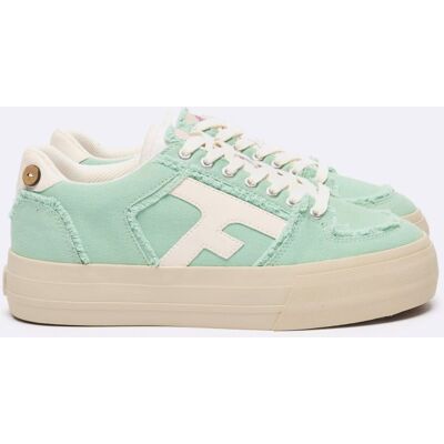 Faguo - Walnut Platform Coton - Chaussures lifestyle femme Vert Menthe - 39 - Publicité Faguo - Walnut Platform Coton - Chaussures lifestyle femme Vert Menthe - 39 - Publicité