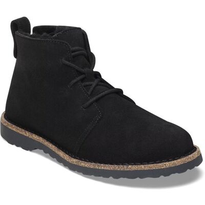 Birkenstock - Uppsala Mid Shearling Suede Leather - Chaussures femme Black - 40 - Étroit - Publicité Birkenstock - Uppsala Mid Shearling Suede Leather - Chaussures femme Black - 40 - Étroit - Publicité