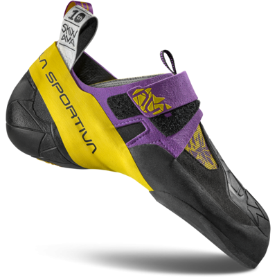 La Sportiva - Skwama - Chaussons escalade homme Purple / Yellow - 39.5 - Publicité La Sportiva - Skwama - Chaussons escalade homme Purple / Yellow - 39.5 - Publicité