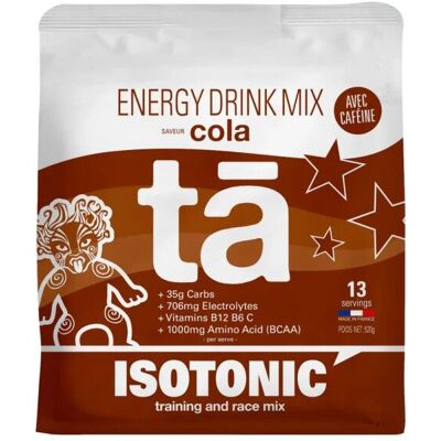 Tā Energy - Energy Drink - Boisson énergétique - Cola - 520 g - Publicité Tā Energy - Energy Drink - Boisson énergétique - Cola - 520 g - Publicité