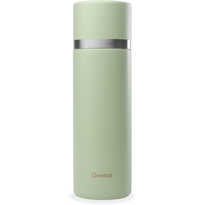 Qwetch - Thermo Inox Matt - Vert - 750ml - Thermos - Publicité Qwetch - Thermo Inox Matt - Vert - 750ml - Thermos - Publicité