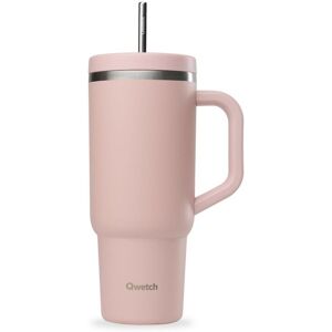 Qwetch - Travel Cup Isotherme Inox - Mug Rose - 900 ml - Publicité Qwetch - Travel Cup Isotherme Inox - Mug Rose - 900 ml - Publicité
