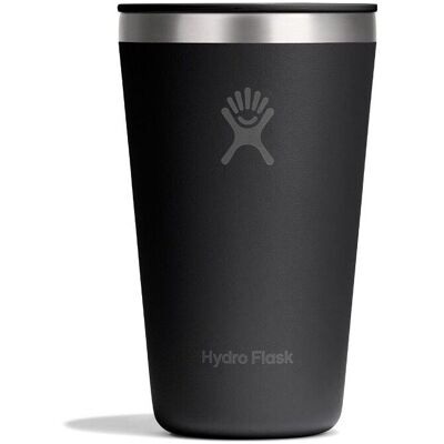 Hydro Flask - 16 Oz All Around Tumbler Press-In Lid - Mug Black - 16 oz (473 ml) - Publicité Hydro Flask - 16 Oz All Around Tumbler Press-In Lid - Mug Black - 16 oz (473 ml) - Publicité