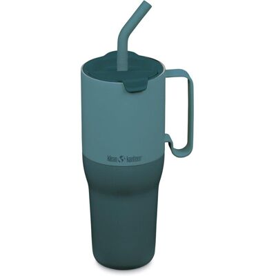 Klean Kanteen - Rise Tumbler 36 oz w/ Flip Straw Lid - Mug Brittany Blue - 36 oz (1065 ml) - Publicité Klean Kanteen - Rise Tumbler 36 oz w/ Flip Straw Lid - Mug Brittany Blue - 36 oz (1065 ml) - Publicité