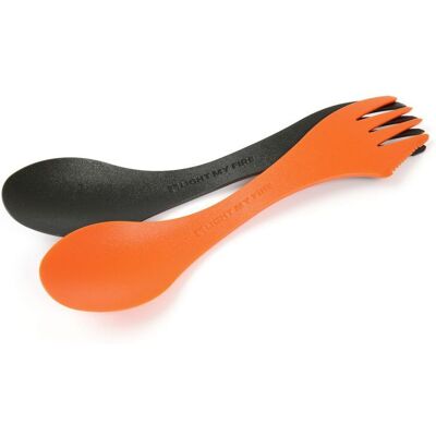 Light My Fire - Spork Original BIO 2 Pack - Couverts Rusty Orange / Slaty Black - Taille unique - Publicité Light My Fire - Spork Original BIO 2 Pack - Couverts Rusty Orange / Slaty Black - Taille unique - Publicité