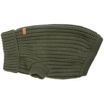 Barbour - Saltburn Dog Jumper - Manteau pour chien Olive - S - Publicité Barbour - Saltburn Dog Jumper - Manteau pour chien Olive - S - Publicité