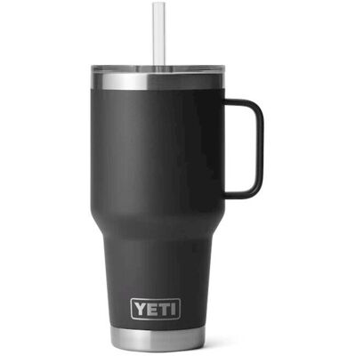 Yeti - Rambler Straw Mug 2.0 - Mug Black - 35 oz (1 L) - Publicité Yeti - Rambler Straw Mug 2.0 - Mug Black - 35 oz (1 L) - Publicité