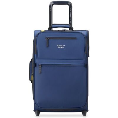 Delsey - Maubert 2.0 Déperlant Cabine Extensible - Valise à roulettes Bleu - S - 55 cm - Publicité Delsey - Maubert 2.0 Déperlant Cabine Extensible - Valise à roulettes Bleu - S - 55 cm - Publicité