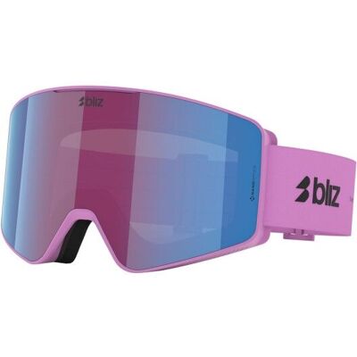 Bliz - G001S Cat 2 - Masque ski Matte Pink - Nordic Light Begonia - Violet W Blue Multi Cat 2 - Publicité Bliz - G001S Cat 2 - Masque ski Matte Pink - Nordic Light Begonia - Violet W Blue Multi Cat 2 - Publicité