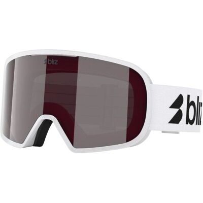 Bliz - G002S Cat 2 - Masque ski Matte White - Pink W Silver Mirror Cat 2 - Publicité Bliz - G002S Cat 2 - Masque ski Matte White - Pink W Silver Mirror Cat 2 - Publicité